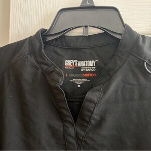 Grey's Anatomy women’s Black Scrub set - Stretch